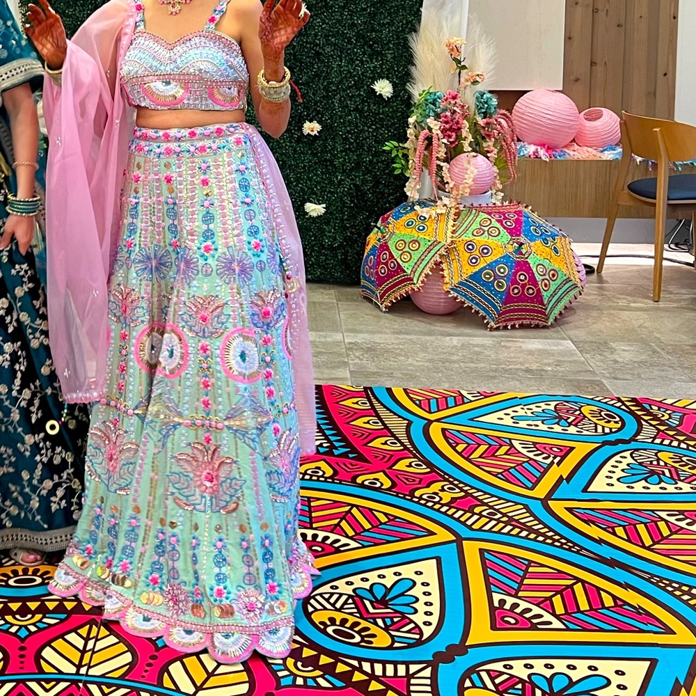 Fun colorful Lehenga!